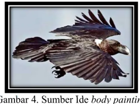 Gambar 4. Sumber Ide body painting (http://www.birdsinbackyards.net) 6. Sumber Ide Kostum dan Asesoris