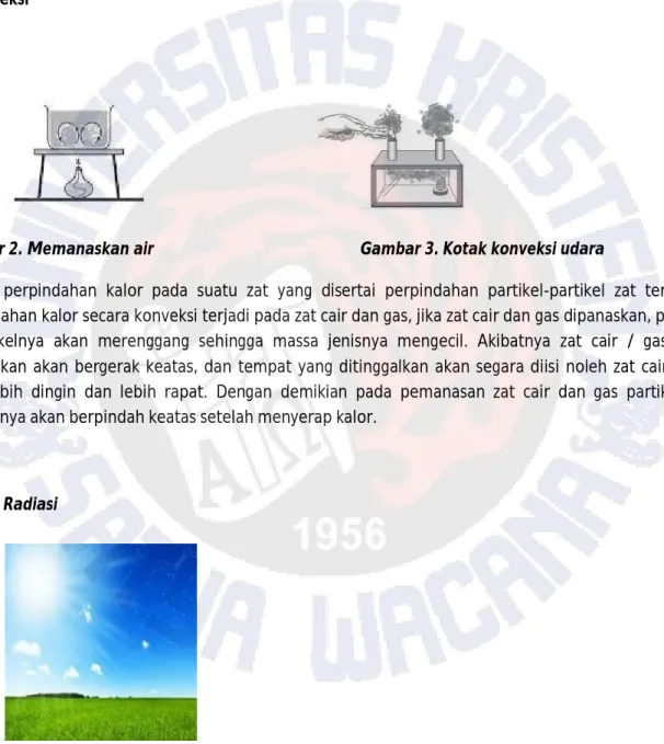 Gambar 1. Memanaskan batang besi 