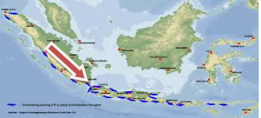Gambar 1. Wilayah Penelitian: Peta Rute Padang – Jakarta. 