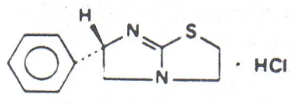 Gambar 2.6. Struktur kimia Levamisol hidrokhlorit 