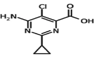 Gambar 1. Rumus bangun aminosiklopilaklor (DuPont, 2012) 