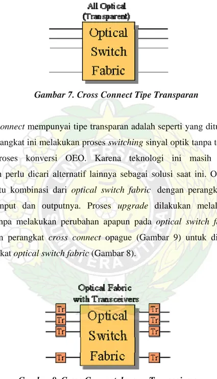 Gambar 7. Cross Connect Tipe Transparan 