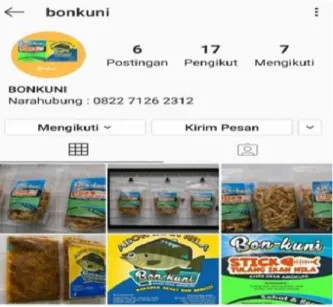 Gambar 7 Instagram bon-kuni. 