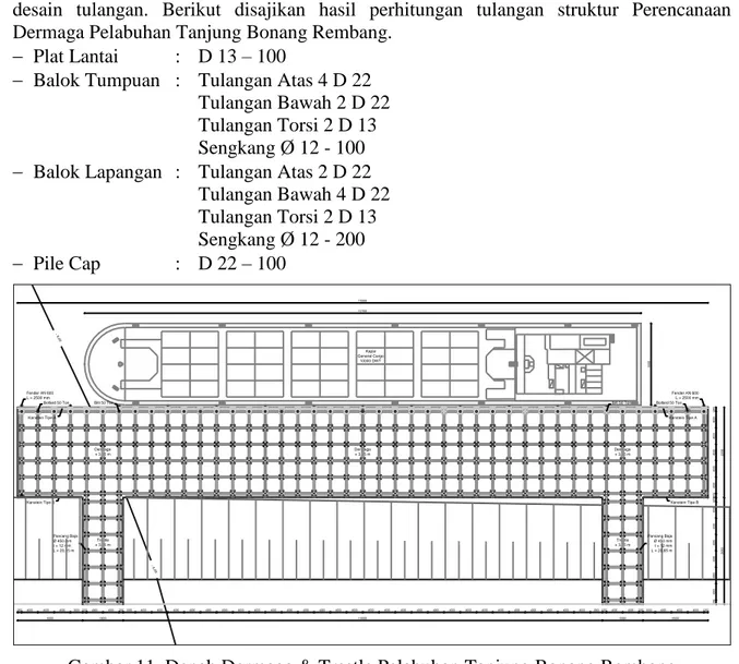 Gambar 11. Denah Dermaga &amp; Trestle Pelabuhan Tanjung Bonang Rembang 