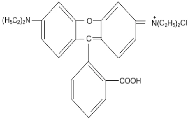 Gambar 1. Struktur Rhodamin B 