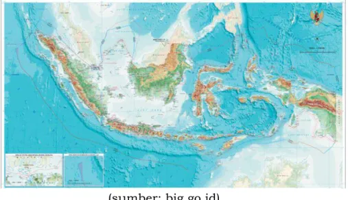 Gambar  1 : Peta wilayah Negara Kesatuan Republik Indonesia                                                