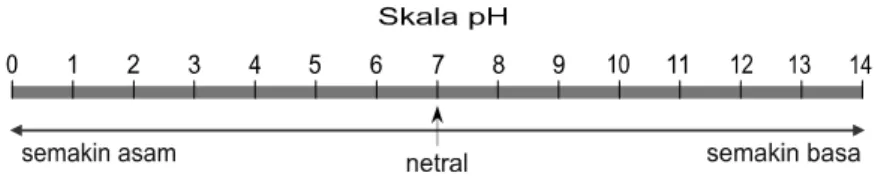 Tabel 8.3 Ikhtisar Perhitungan [H + ] dan [OH – ] dari air dan Larutan Asam-Basa. 