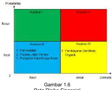 Gambar 1.6  Peta Risiko Finansial 