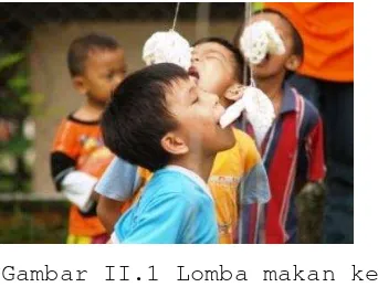 Gambar II.1 Lomba makan kerupuk 