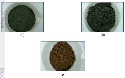 Gambar 1 (a) Fly Ash dari PLTU Nagan Raya, Aceh, (b) Bottom Ash dari PLTU 