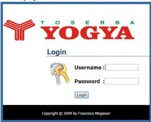 Gambar 14  Gambar Tampilan Login 