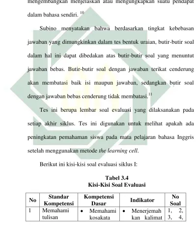 Tabel 3.4  