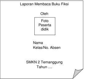 Gambar 1. Format Sampul Laporan Membaca Buku