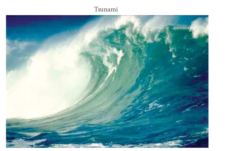 Gambar 2 Gelombang Laut Ketika Tsunami Terjadi 