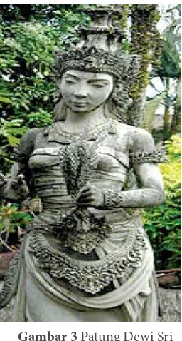 Gambar 3 Patung Dewi Sri