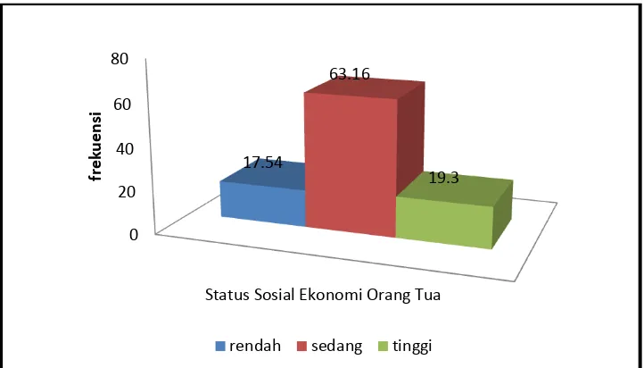 Tabel 8.Kategorisasi Status Sosial Ekonomi Orang Tua 