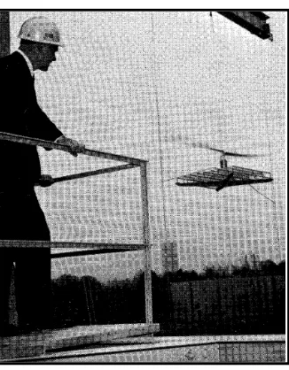Figure 2.5: Microwave-Powered Helicopter [9]. 