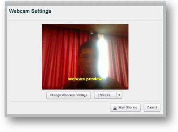 Gambar Jendela Webcam Pada Tampilan Utama BBB 