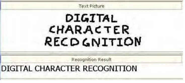 Figure 2.6: Example of handwriting recognition 