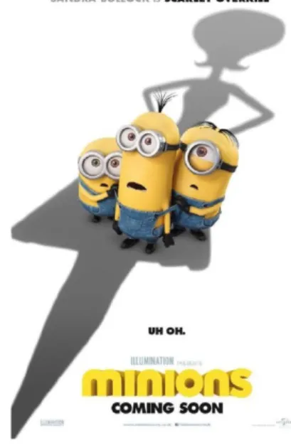 Gambar 1. Poster promosi film animasi “Minions” 