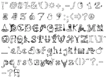 Gambar 1.4 : Contoh Tipografi Decorative 