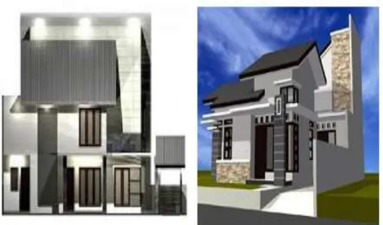 Gambar II.1. Perbedaan Gambar 2D dan 3D 