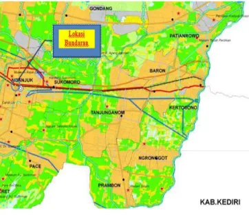 Gambar 1. RTRW Kabupaten Nganjuk 2010-2030 