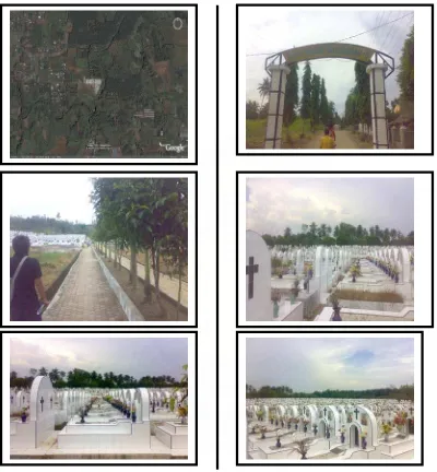 Gambar. 4.4. Situasi dan Kondisi Lokasi Pemakaman Kristen Simalingkar B                       Jl