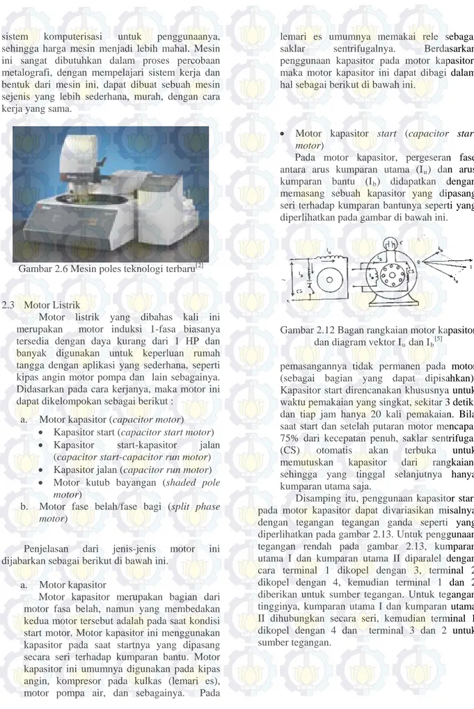 Gambar 2.6 Mesin poles teknologi terbaru [2] 