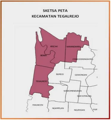 Gambar 1. Sketsa Peta Kecamatan Tegalrejo 