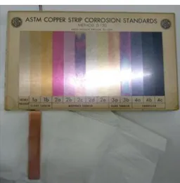 Gambar 4. Perbandingan ASTM Copper strip  corrosion standard 