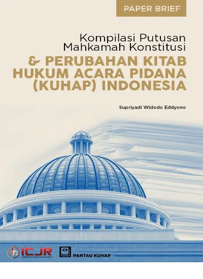 Kompilasi Putusan Mahkamah Konstitusi Dan Perubahan Kitab Hukum Acara ...