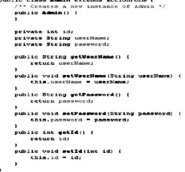 Gambar 8 Contoh Model Objek dalam Java