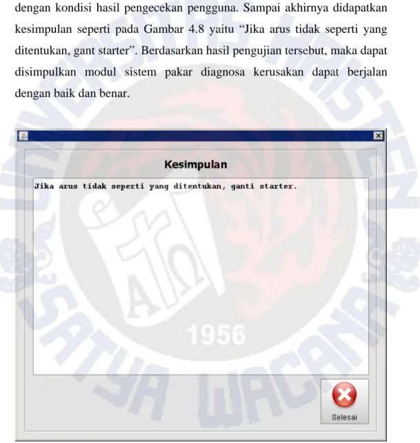 Gambar 4.8. Pengujian Kesimpulan