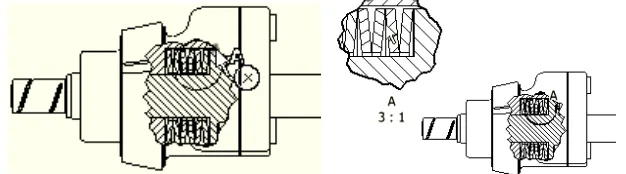 Gambar 6.15 Tampilan Toolbar Place Views pada Inventor Drawing  