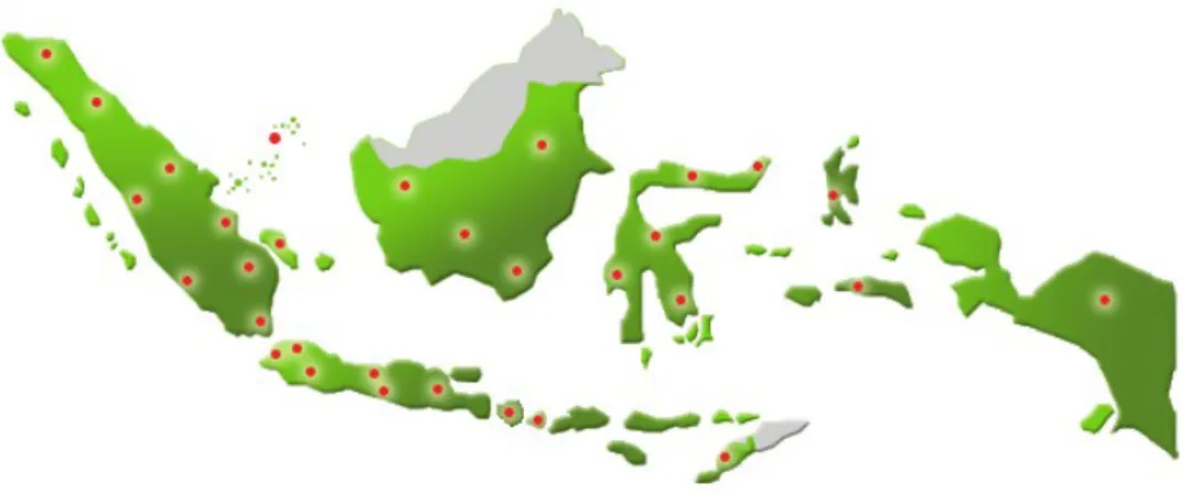 Gambar 1.1 : Peta Indonesia   