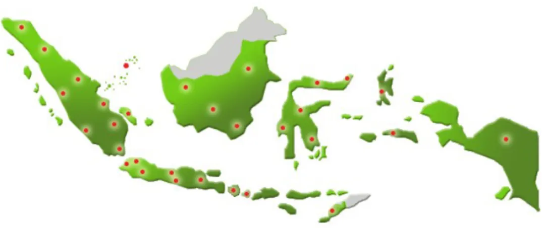 Gambar 1.1  Peta Indonesia 