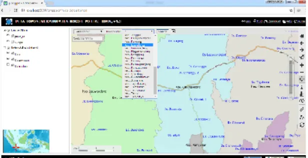 Gambar 1.  Layout Peta PMapper  1.2. Perumusan Masalah  