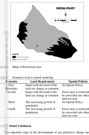 Figure 3. Maps of Restricted Area 