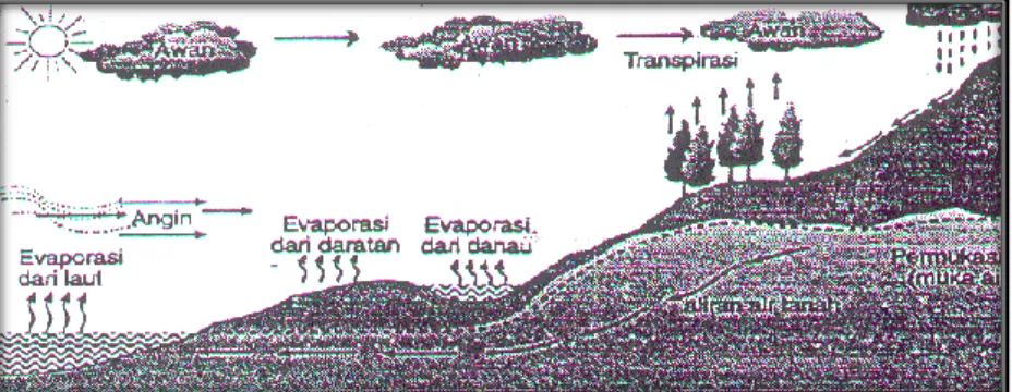 Gambar 3.1  Siklus Hidrologi 