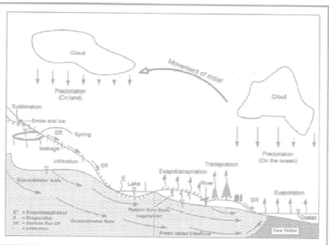 Gambar 2 Daur Hidrologi