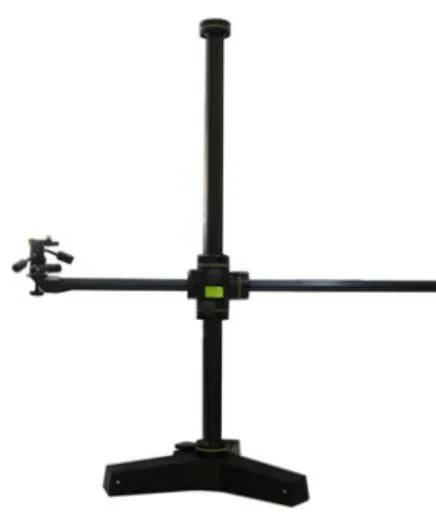 Gambar 2.7 : Stand for Optical Head  3. Komputer dan Camera Grabber 