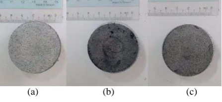 Figure 1 Photo of samples of (a) µPCM, (b) µPCM/EG composite, and (c) µPCM/MWCNT composite