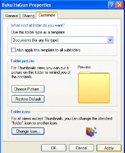 Gambar 15. Tampilan Icon Terpilih. 