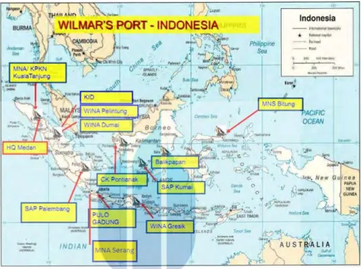 Gambar 4. 2 Wilmar’s Port di Indonesia 