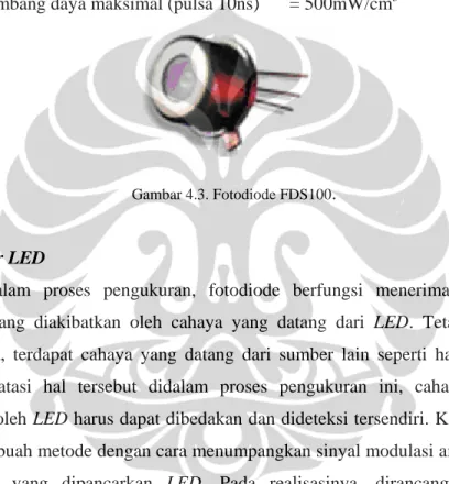 Gambar 4.3. Fotodiode FDS100 . 