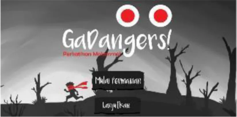 Gambar IV.1 Media Utama Game GaDangers! 