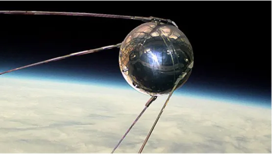 Gambar 7. Satelit Sputnik milik Soviet (sumber: http://www.beyondgeek.com/wp-content/uploads/2013/02/Sputnik_670.jpg) 