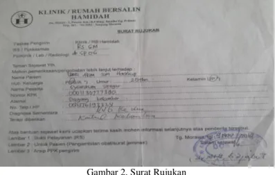 Gambar 2. Surat Rujukan 