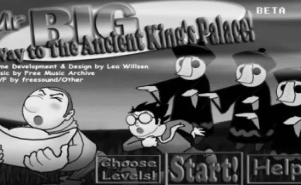 Gambar 1.3  Sampul “Mr. Big – Way to The Ancient King’s Palace!” versi  beta 